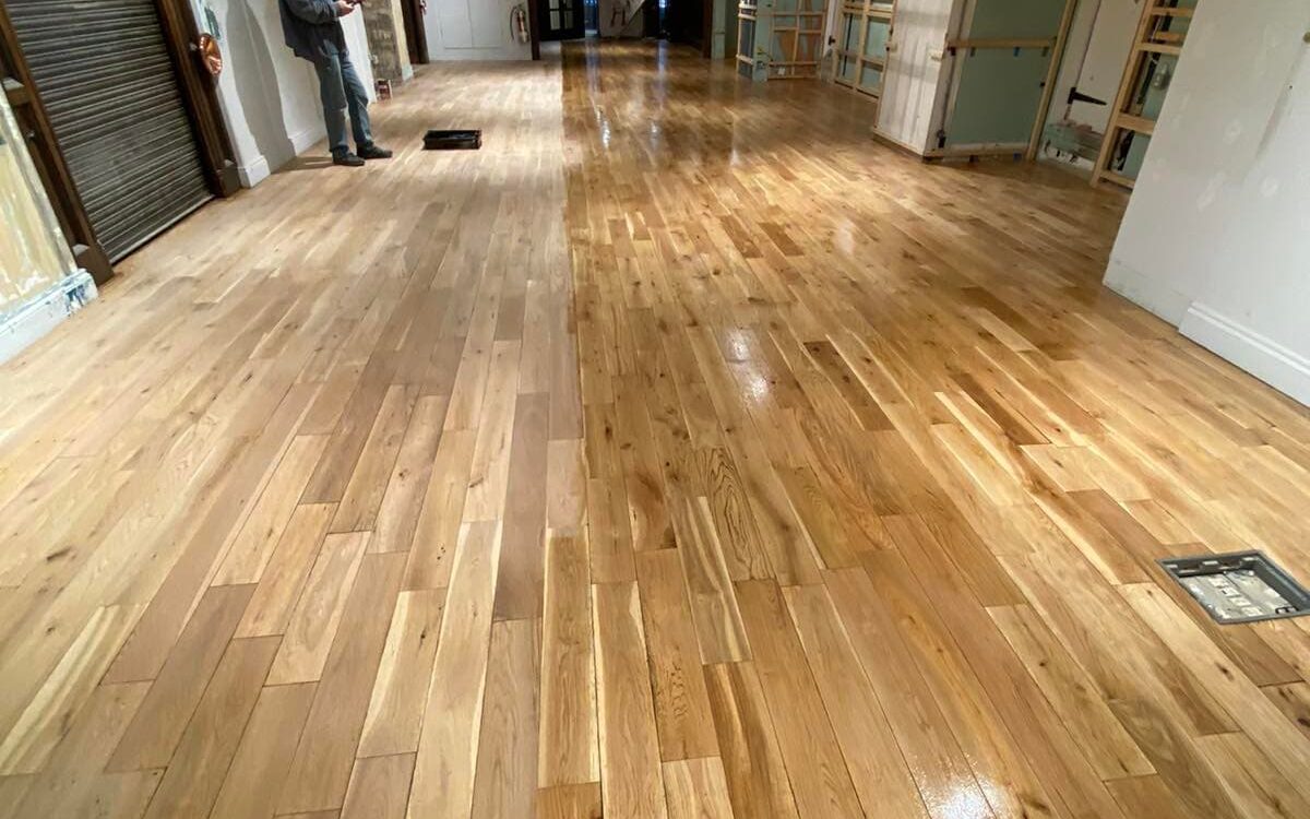 Commercial floor sanding