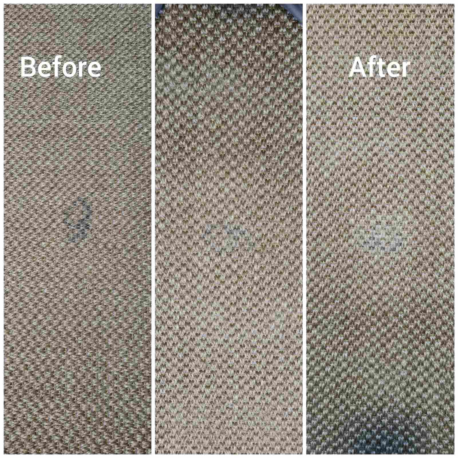 Before:after carpet dry cleaning